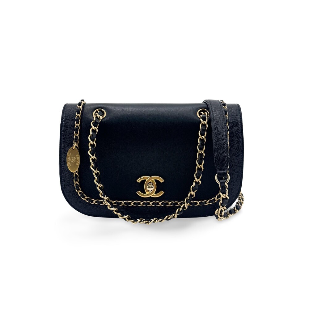 Chanel Flap with Chain Leather